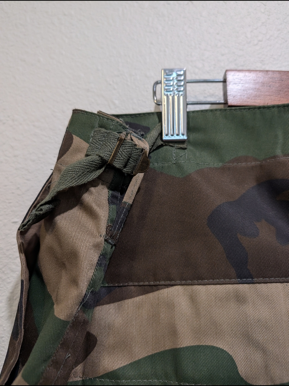 Storm F-16C Woodland Camo Tactical Cargo Pants XL Military Style Drawstring - Picture 6 of 8
